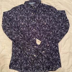 NWT Button Down Western Shirt